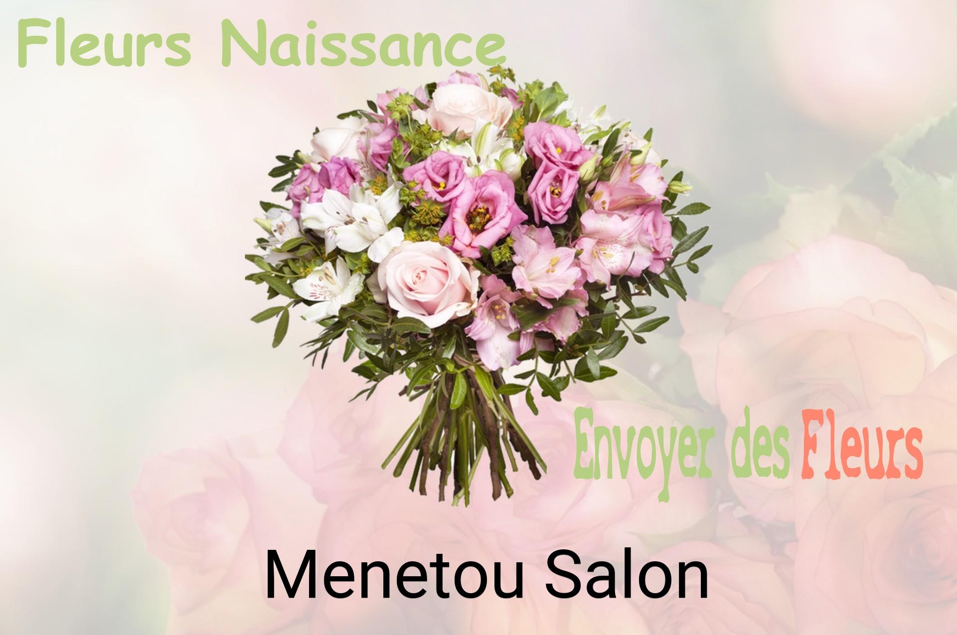 Bouquet de fleurs de naissance livré à Menetou-Salon